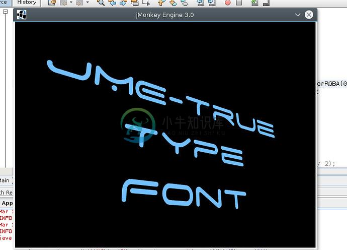 jME True Type Font