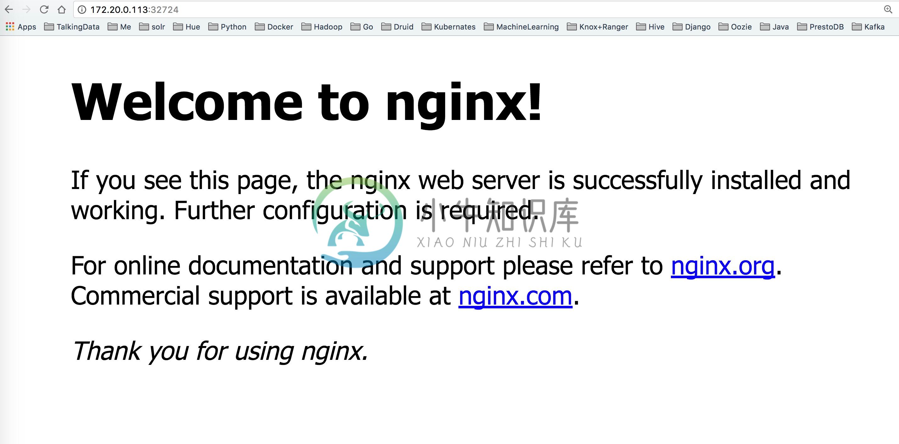 nginx欢迎页面