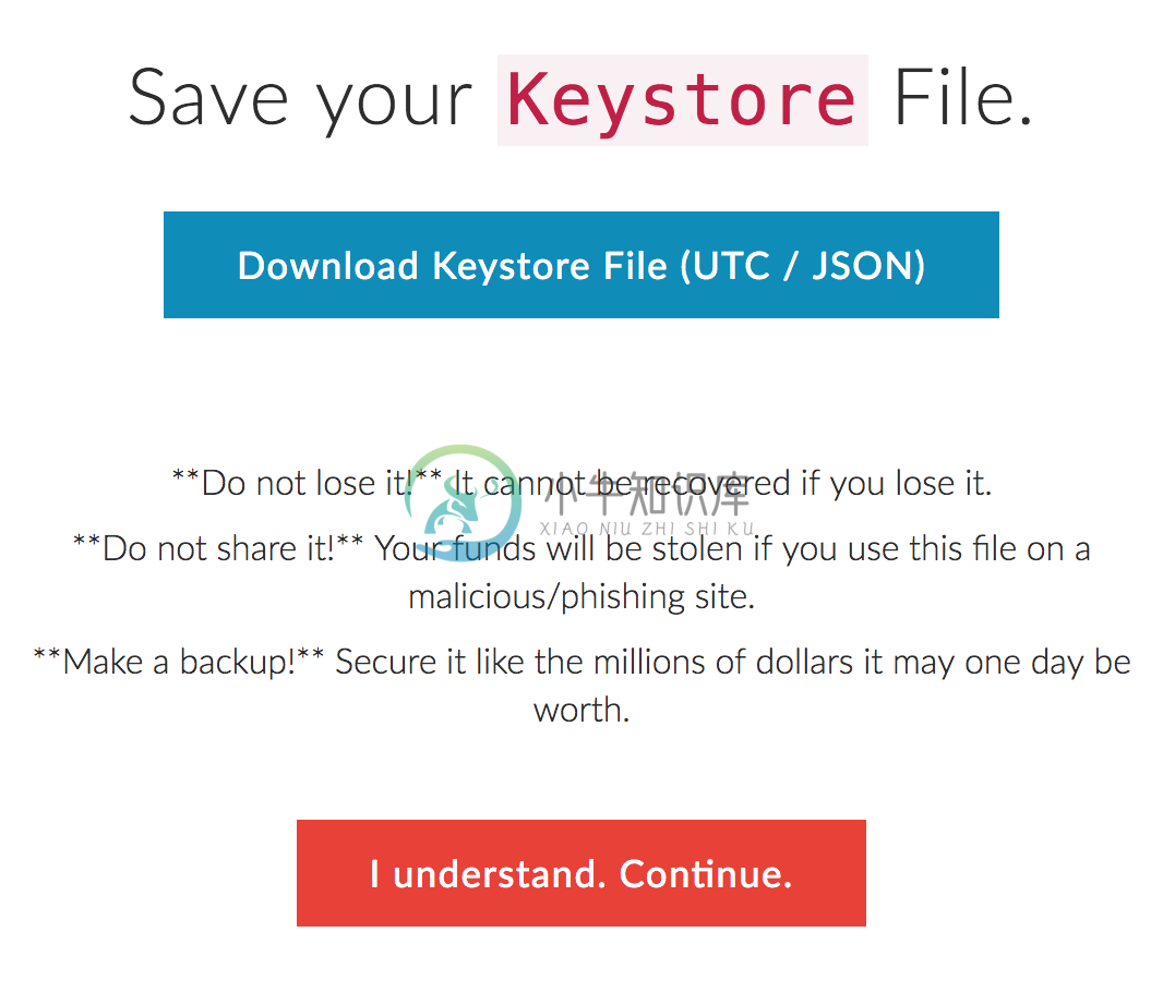 SaveKeystore