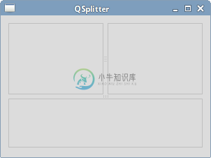 QSplitter widget