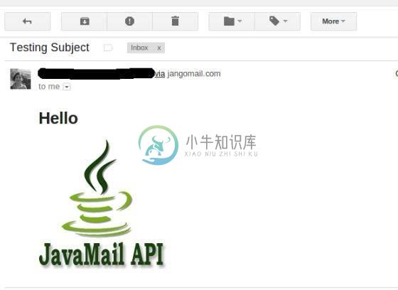 JavaMail API使用内嵌图像发送电子邮件