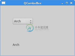 QComboBox