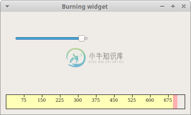 The burning widget