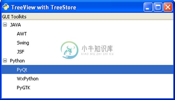 TreeView与TreeStore