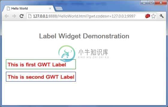 GWT标签小工具