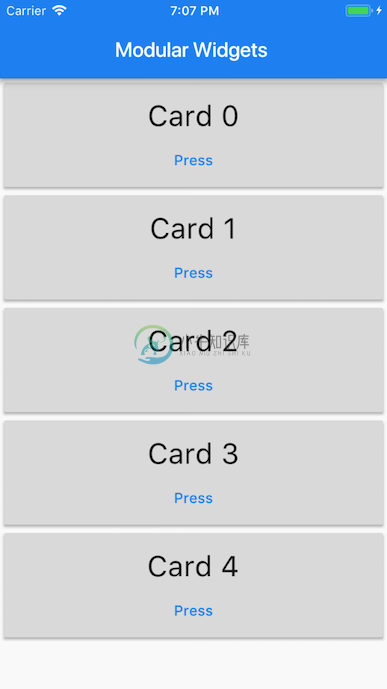 Custom cards on iOS