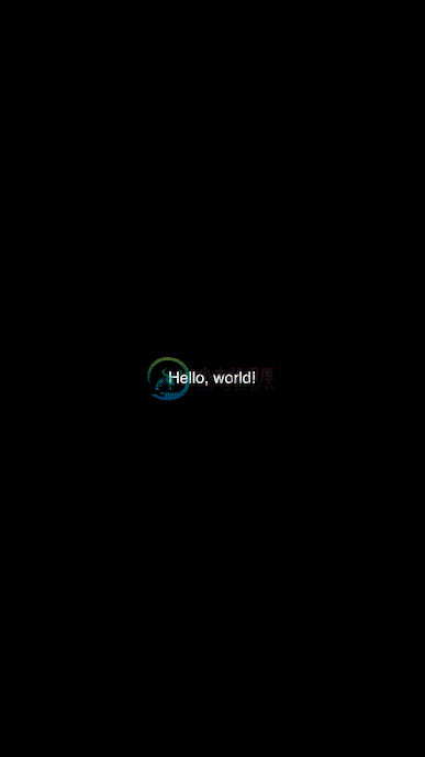 Hello world app on iOS