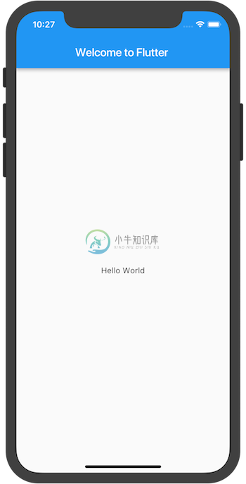 Hello world app on iOS