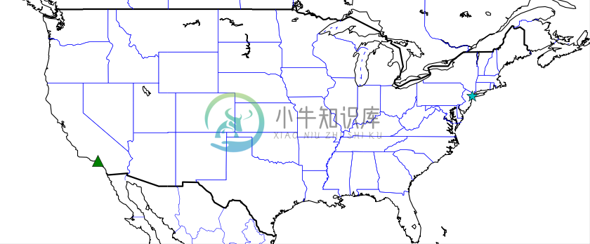 二十八、在 Basemap 中绘制坐标 - 图1