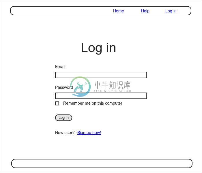 login remember me mockup