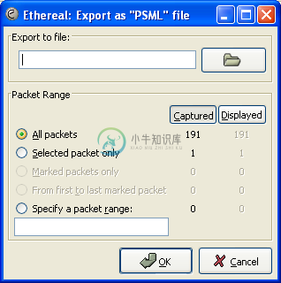 "Export as PSML File"对话框