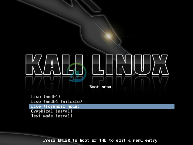 kali-forensics-mode