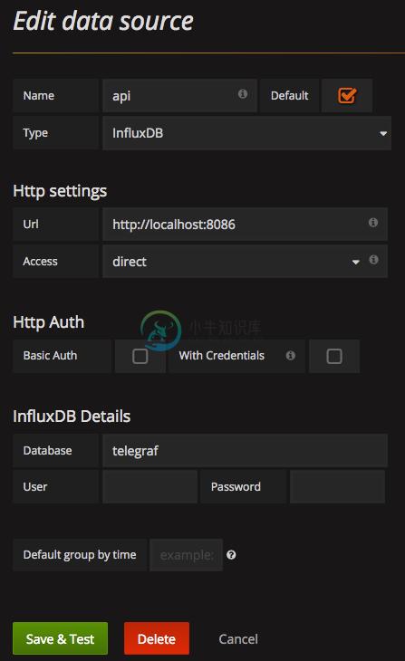 Telegraf + InfluxDB + Grafana(上) - 图4