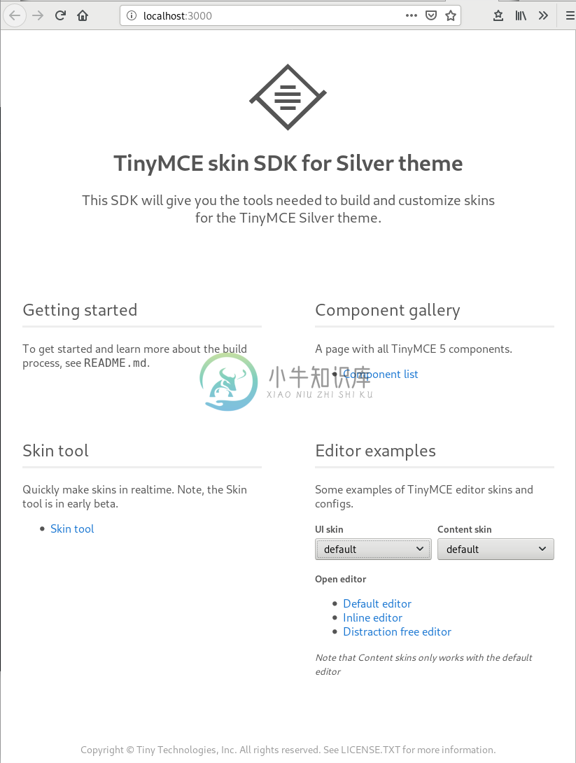 **TinyMCE skin SDK for Silver theme**