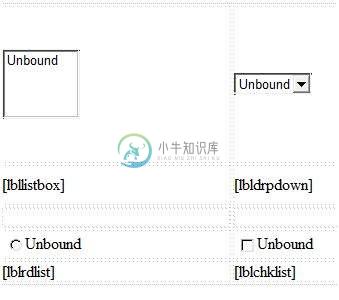 列表框控件