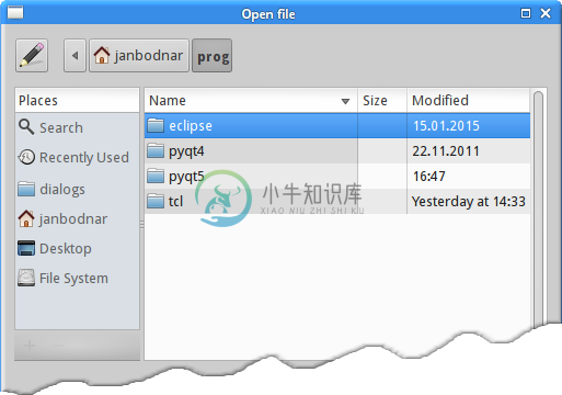 file Dialog