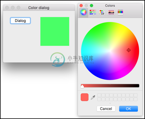 color dialog