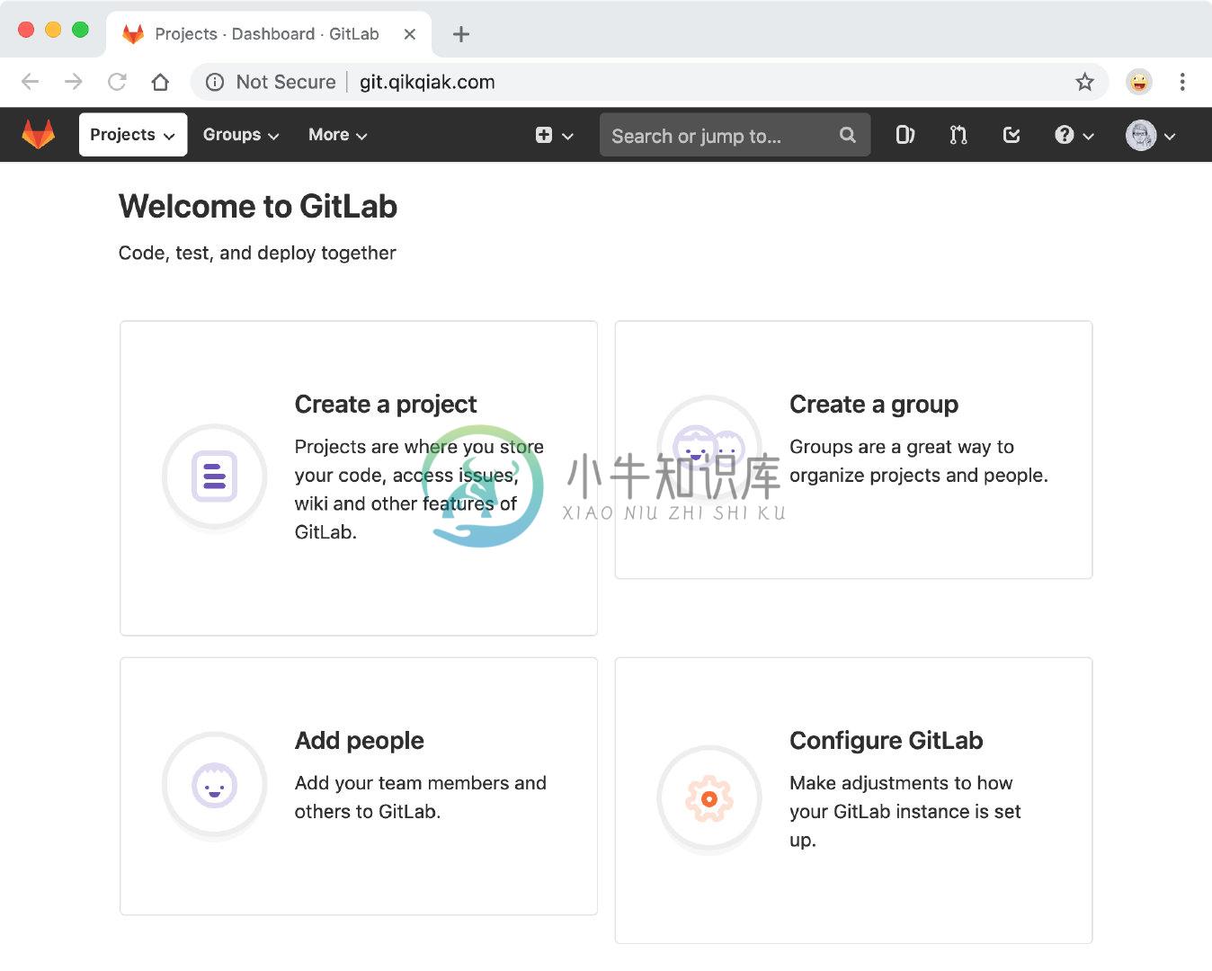 gitlab homepage