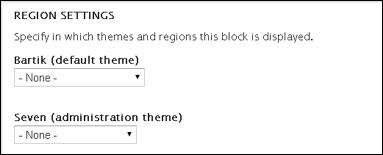 Drupal Block＆Regions