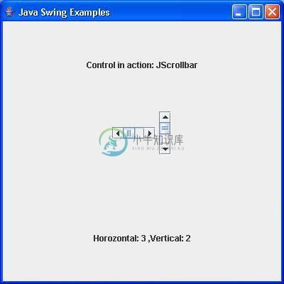 Swing JScrollbar