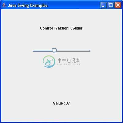 Swing JSlider