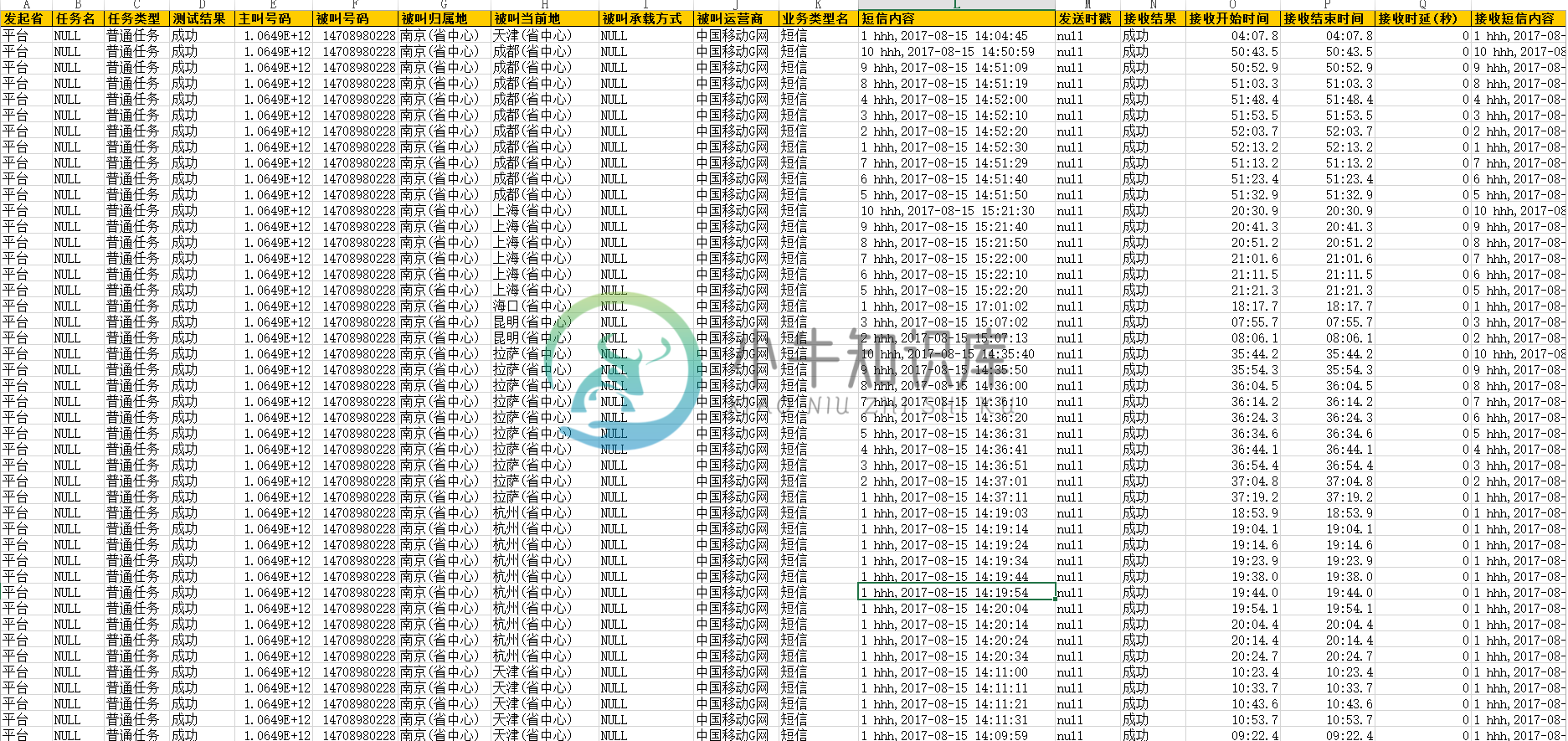 短信测试