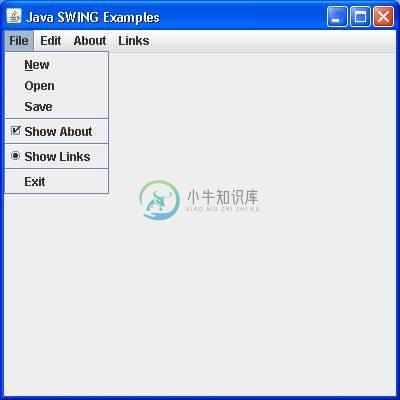 SWING JMenu