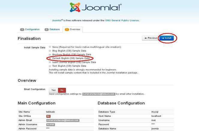 joomla设置