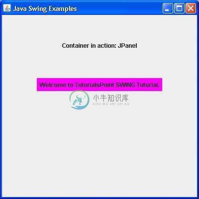 SWING JPanel