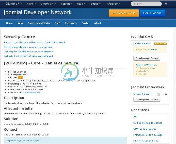 joomla帮助菜单