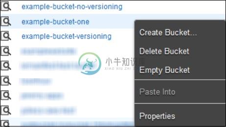 示例Bucket One