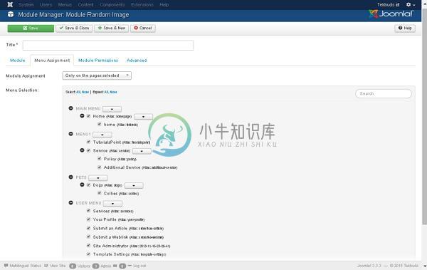 Joomla随机图像模块