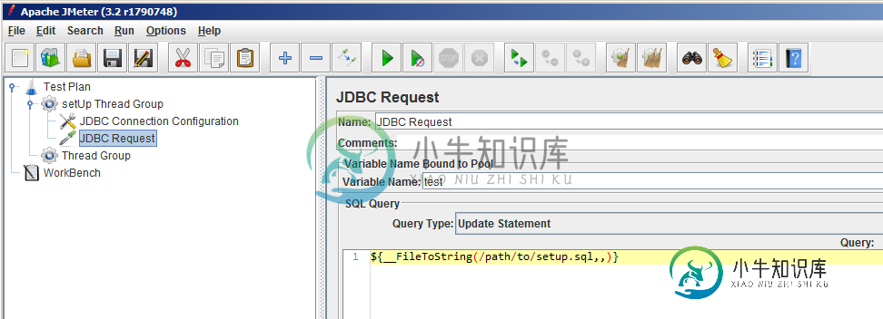 JMeter
JDBC从文件