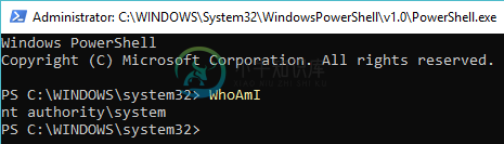 PowerShell as SYSTEM