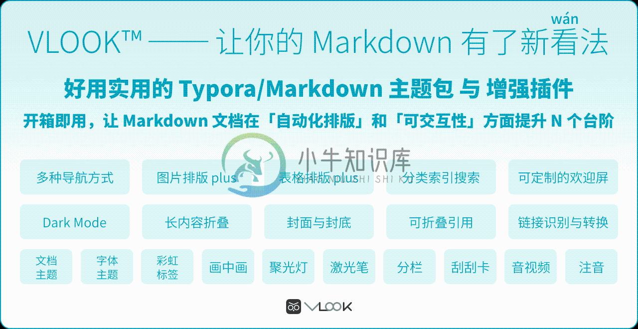 VLOOK™ ── 让你的 Markdown 有了新看(wán)法