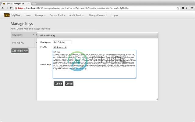 Define SSH Keys