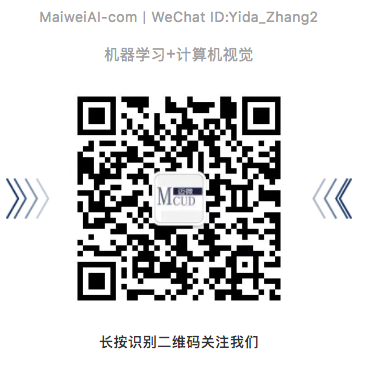 迈微AI研习社是一个专注AI领域的开源组织，作者系CSDN博客专家，主要分享机器学习算法、计算机视觉等相关内容，每周研读顶会论文，持续关注前沿技术动态。底部有菜单分类，关注我们，一起学习成长。