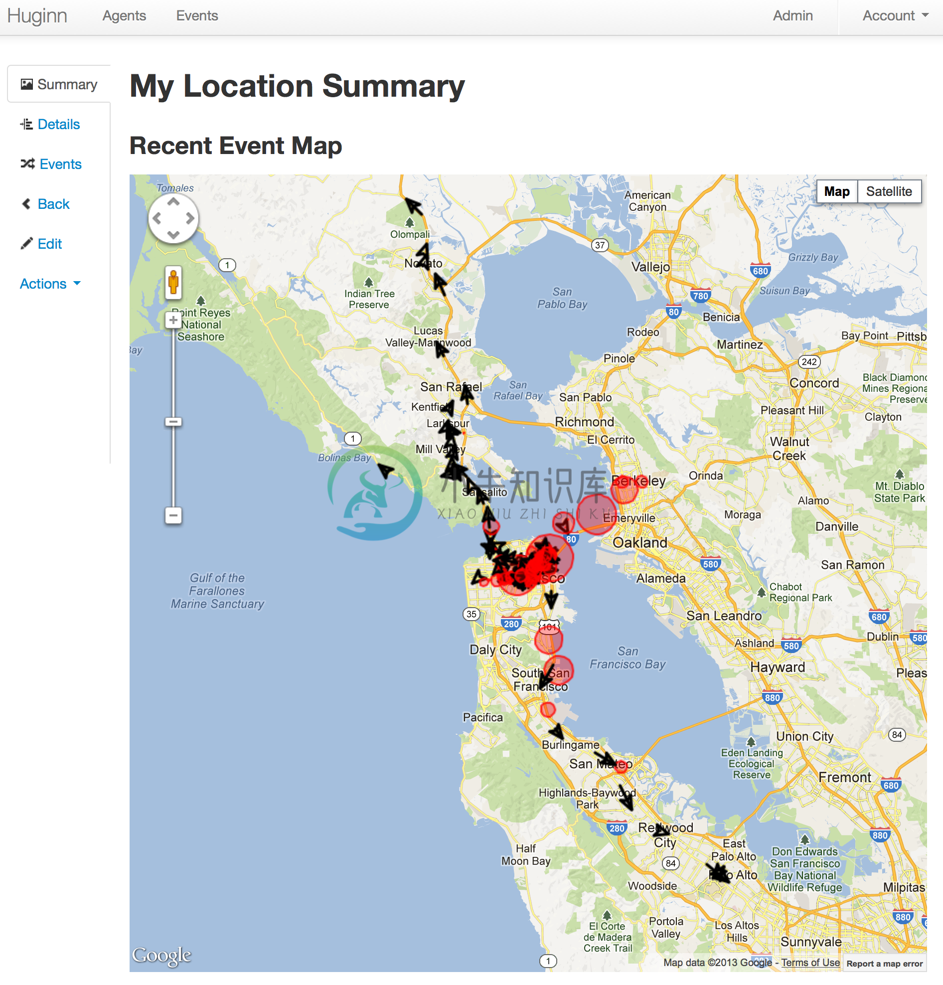 Logging your location over time