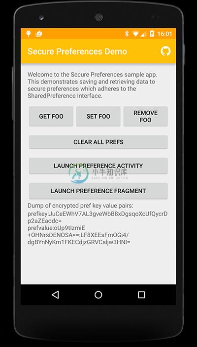 Sample app Screenshot