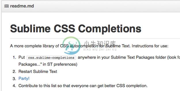 sublimecss completions