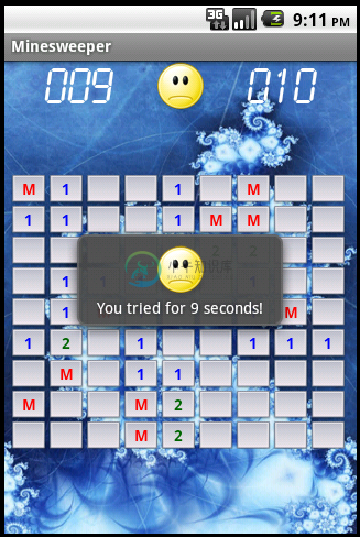 Minesweeper - Game lost screenshot