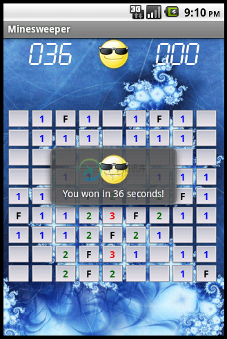 Minesweeper - Game won screenshot
