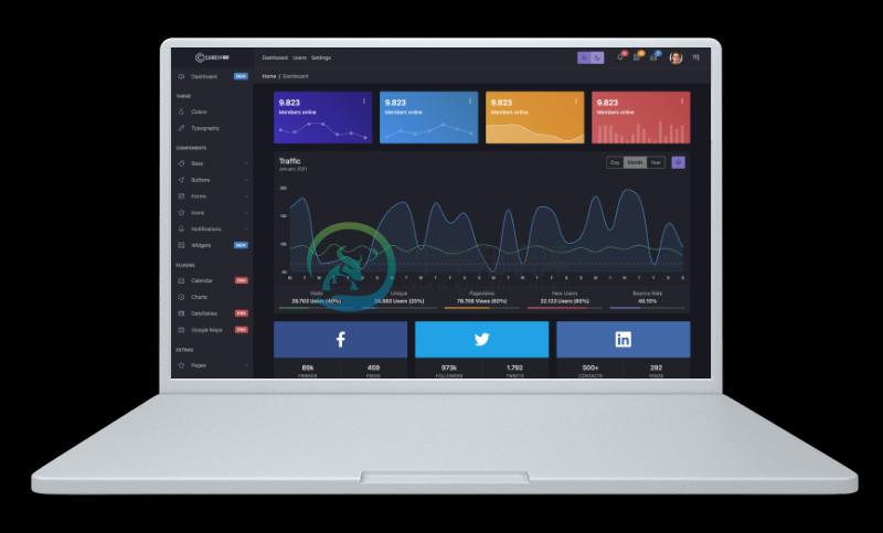 CoreUI Pro Bootstrap Admin Template