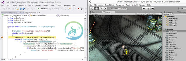 使用 Visual Studio 构建 Unity 游戏