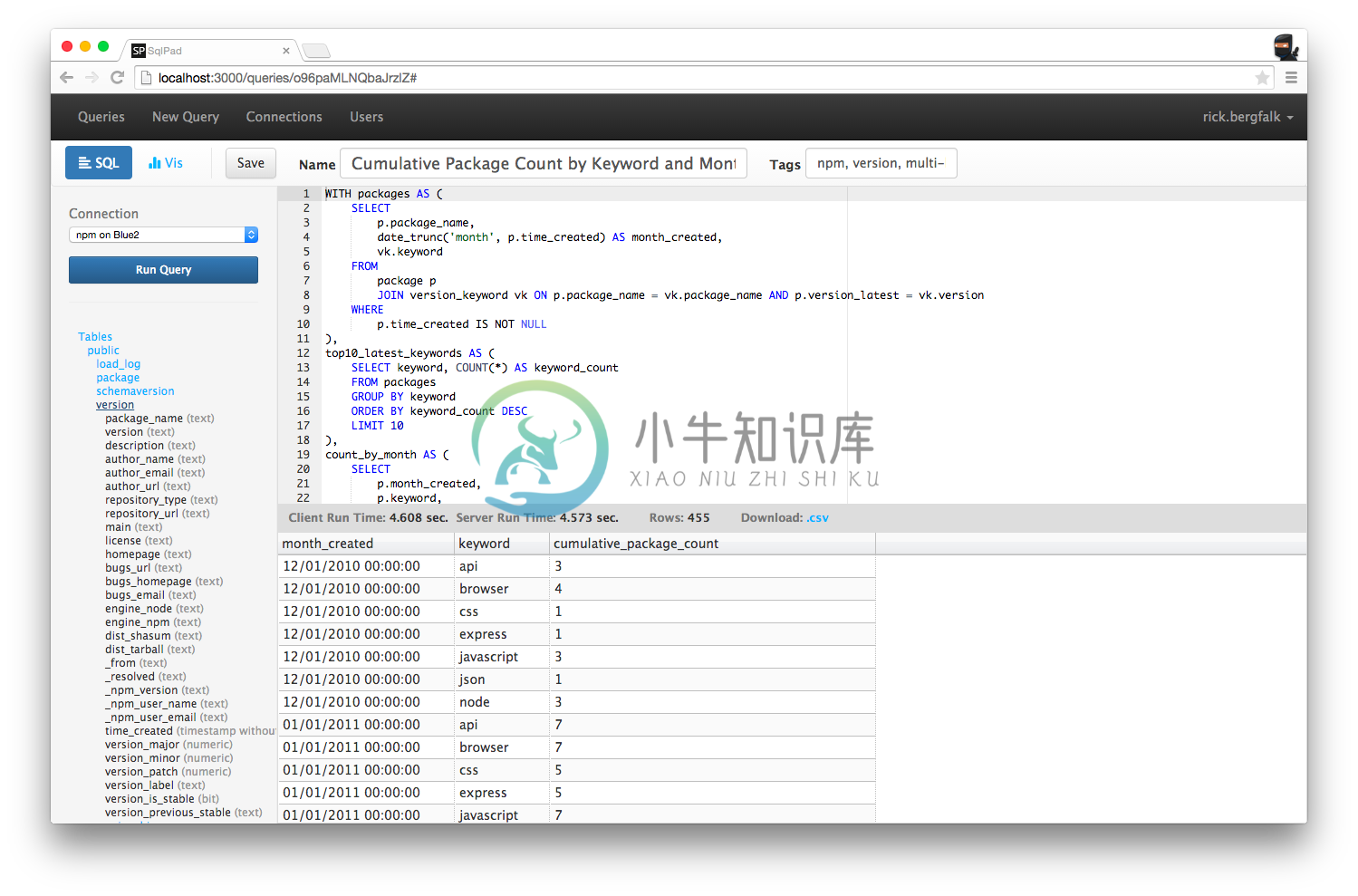 SqlPad Query Editor