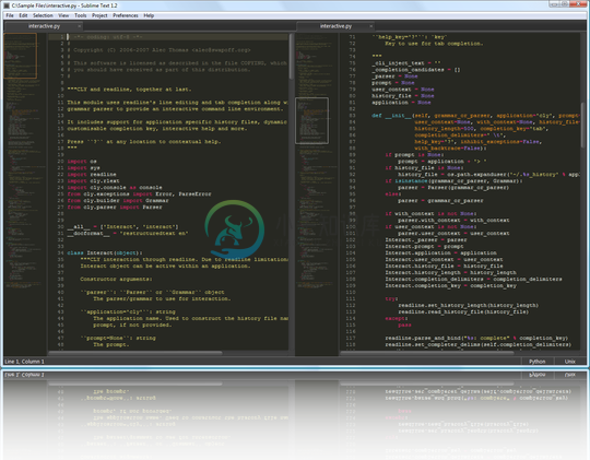 Edit side by side in widescreen