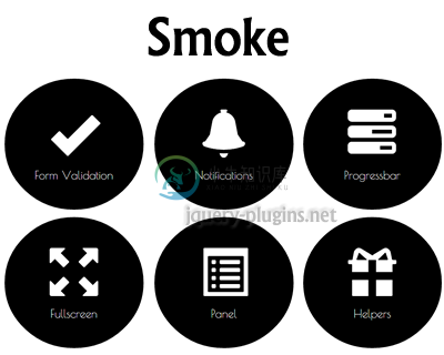 Smoke – jQuery Plugin for Bootstrap Including Helpful Features