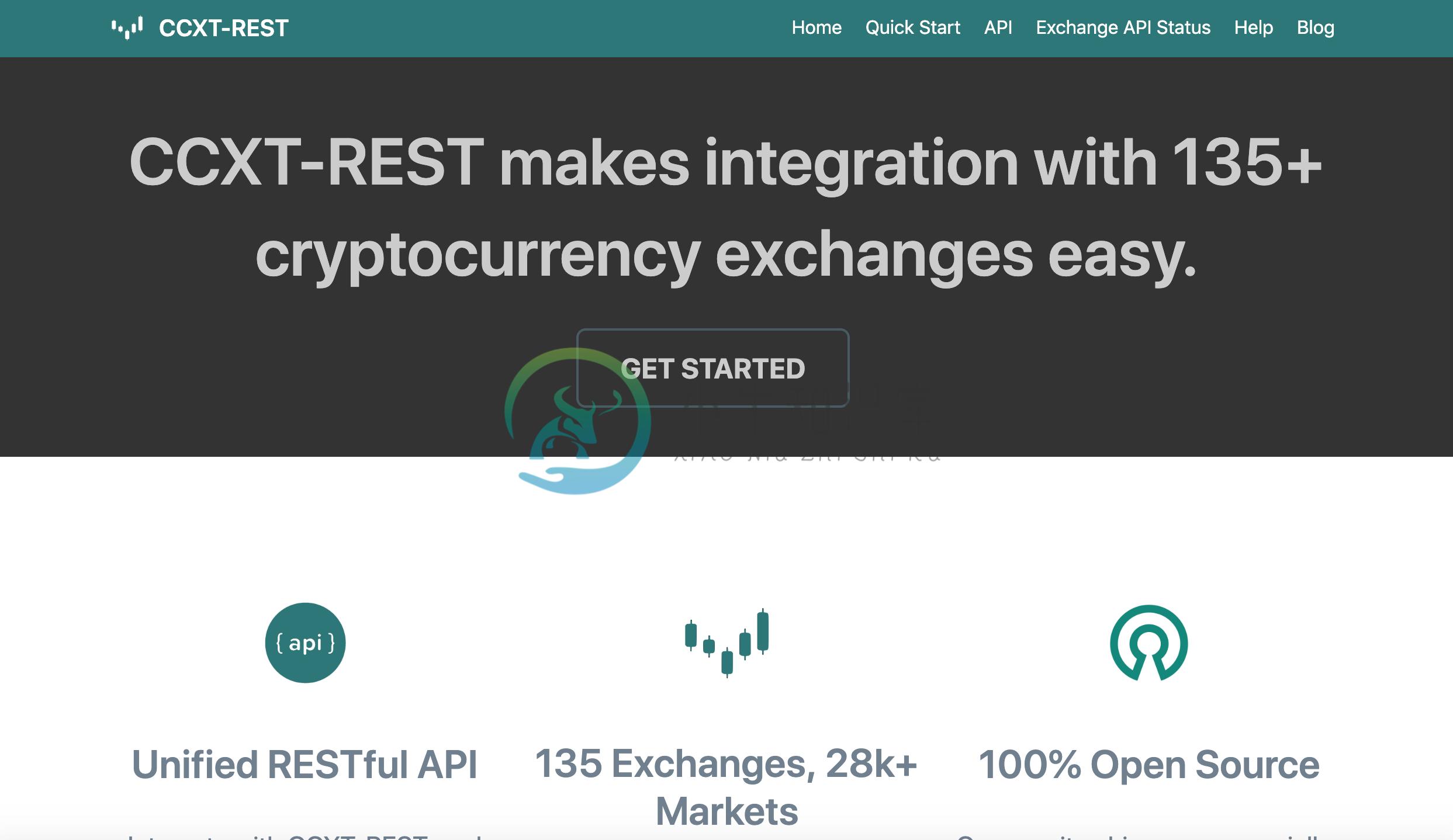 CCXT-REST API Documentation