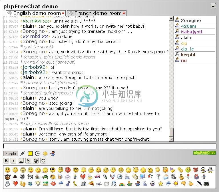 PhpFreeChat