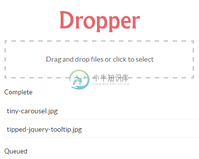 Dropper – jQuery Plugin for Drag and Drop Uploads